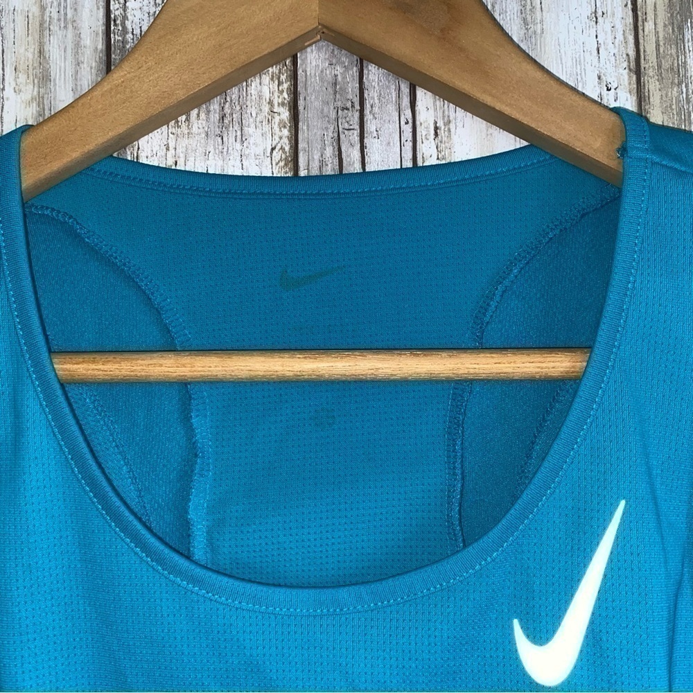 Nike Blue Dri Fit Crop Tank - Picture 4 of 6